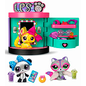 Игровой набор Littlest Pet Shop Станция Стиля Панда Шиншилла Енот Hasbro 00722_LPS 1